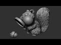 ZBrush 006 - Sculptober: day 2