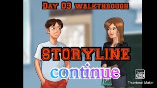 summertime saga day (03) episode (03)... walkthrough/ gameplay