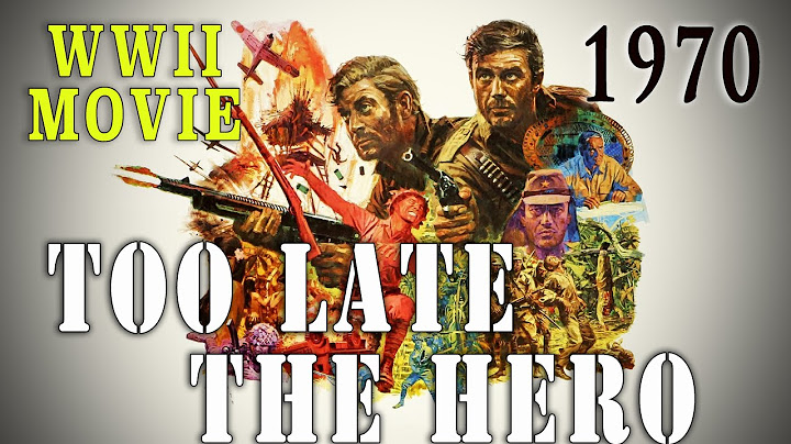 "Too Late The Hero" (1970) - Michael Caine British WW2 Action-Drama