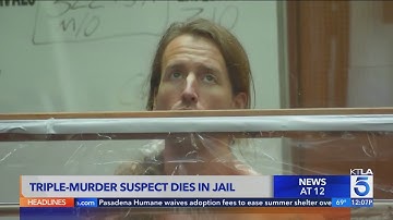 California man accused of dismembering wife, murdering in-laws commits suicide days before court hea