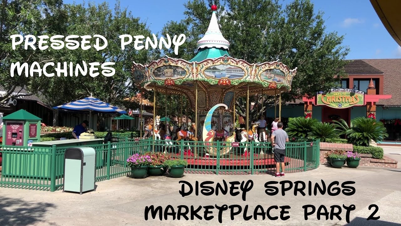 Disney Springs Marketplace Pressed Pennies Part 2 YouTube