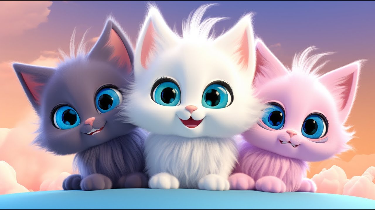 Three Little Kitten + Baby song and More Nursery Rhymes - Kids Songs ...