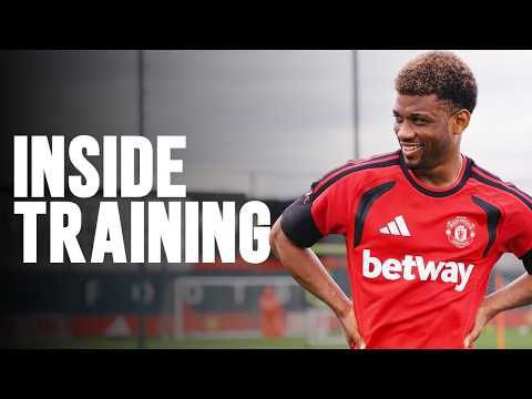 Amad, Santos, Mbeumo and Dorgu Shooting Drills | Inside Training