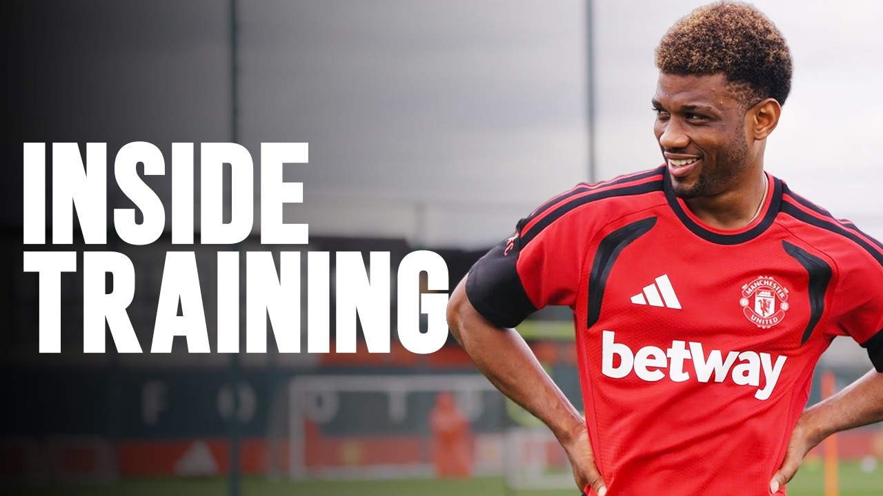 Amad, Santos, Mbeumo and Zirkzee Shooting Drills | Inside Training
