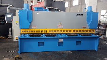 Hydraulic CNC Guillotine Shear with CybTouch 6 System QC11K / Гидравлический ЧПУ гильотинные ножницы