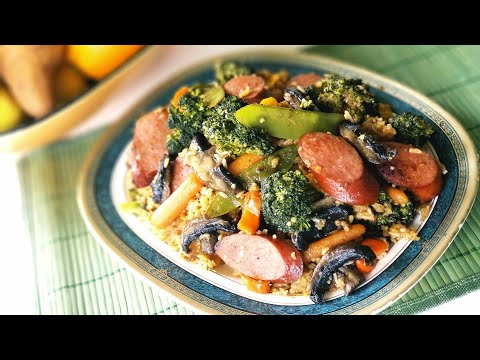 Easy Smoked Sausage Skillet - By Ani