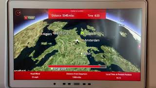 Airshow 3D Map | Emirates IFE Screen (ice) | Dubai (DXB) to London (LHR) | EK003 Airbus A380