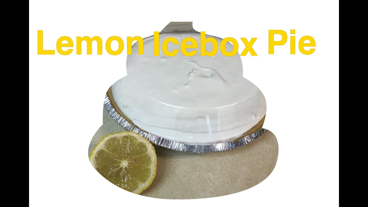 What is a recipe for no-bake lemon icebox pie?