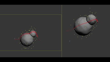 Thinking Particles - Auto Path Finding Test