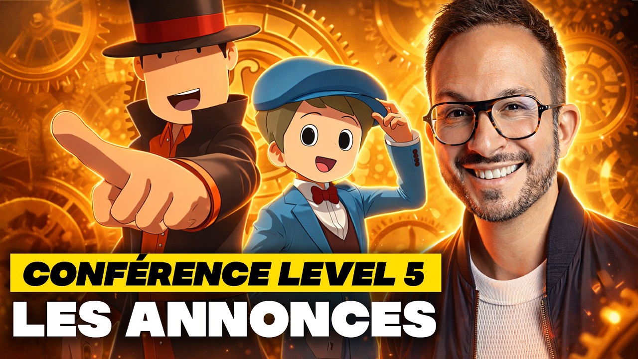 LEVEL 5 Vision 2026 : TOUTES les ANNONCES 🥳 Professeur Layton, Yo-kai Watch, Inazuma Eleven & co...