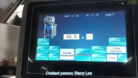 MC461016 weighing and packing 2 in 1 machine popcorn package operation video from Wilpac