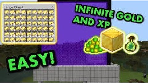 SIMPLE 1.19 GOLD AND XP FARM TUTORIAL in Minecraft Bedrock (MCPE/Xbox/PS4/Switch/Windows10)