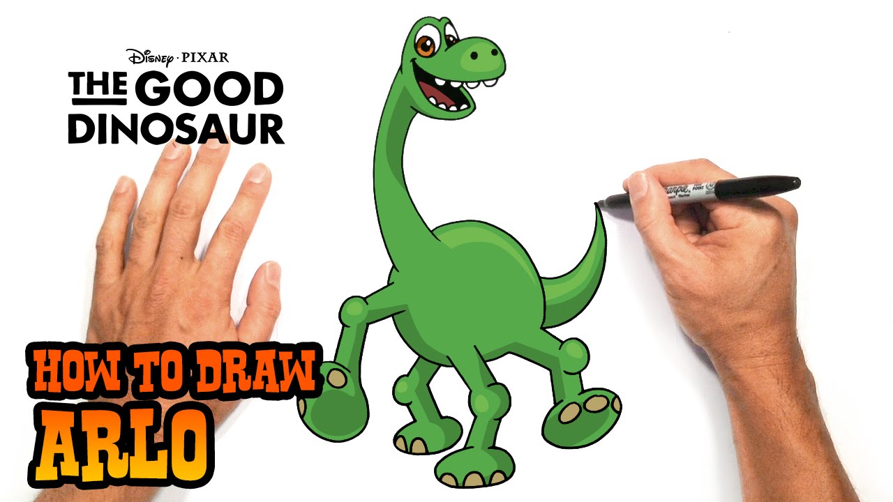 How to Draw Arlo | The Good Dinosaur - YouTube