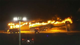 Five killed after two planes collided at airport in Japan | Plane collision at airport