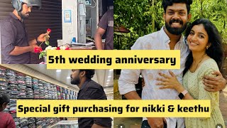 ചേടത്തിടേം ചേട്ടന്റേം വക സ്പെഷ്യൽ wedding anniversary Gift 🫰🫰😍