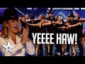 LEGENDARY line dancing with CountryVive! | Audition | BGT Series 8