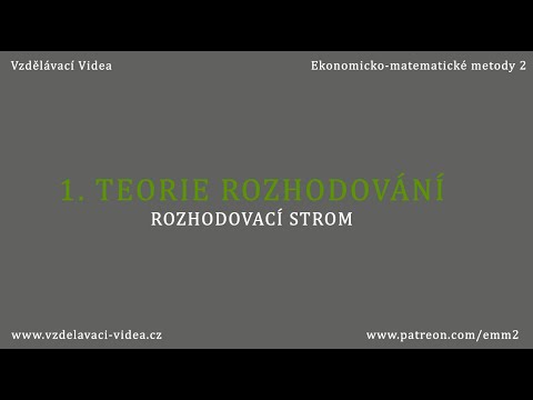 Video: Jak lze rozhodovací strom použít při rozhodování?