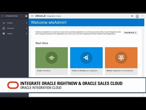 Integrate Oracle Service Cloud (RightNow) and Oracle Sales Cloud