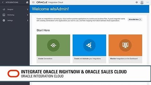 Integrate Oracle Service Cloud (RightNow) and Oracle Sales Cloud