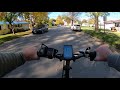 Fall cruise on ebike in Casey IL