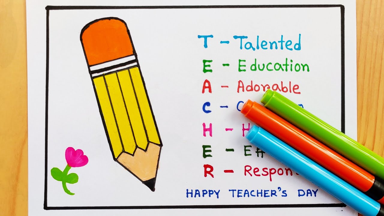 Happy teachers day stock illustration. Illustration of happy - 43849079