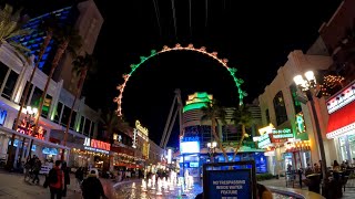 LINQ PROMENADE COMPLETE WALKING TOUR: DAY AND NIGHT! (4K)