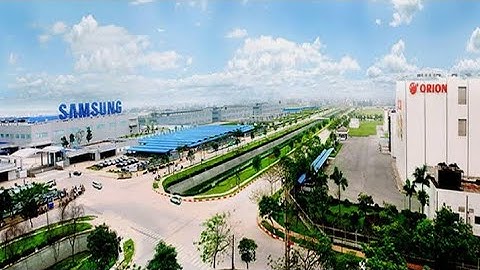 Toàn cảnh Khu công nghiệp yên phong- sam sung part1