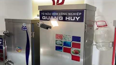 Báo giá 20+ tủ nấu cơm công nghiệp tiết kiệm điện gas - thiết bị bếp việt Quang Huy