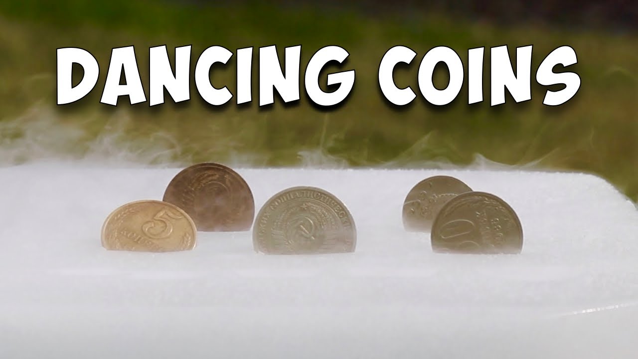 what-happens-if-you-put-coins-into-dry-ice-block-youtube