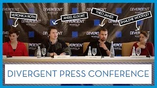 Divergent Chicago Press Conference | Shailene Woodley Movie (2014)