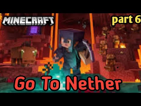 I Go to Nether for the first time - Minecraft survival series Part 6 l ...