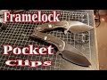 Knifevlog 31- Framelock making a pocket clip