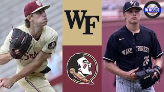 #1 Wake Forest vs Florida State (Exciting Game!) | Game 3 | 2023 College Baseball Highlights