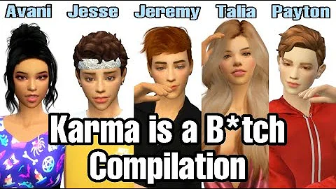 Tiktoker Sims Karma is a B*tch Compilation!