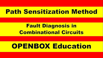 Path Sensitization Method for Fault Diagnosis in Combinational  Circuits