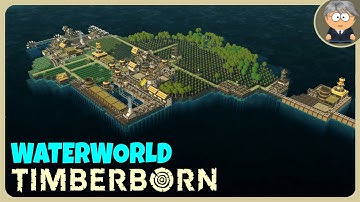 Whatever Works - Waterworld custom map - Timberborn Gameplay