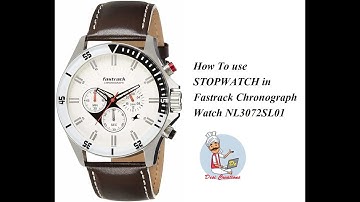 How to use stopwatch in Fastrack chronograph watch NL3072SL01 || Desi_creations
