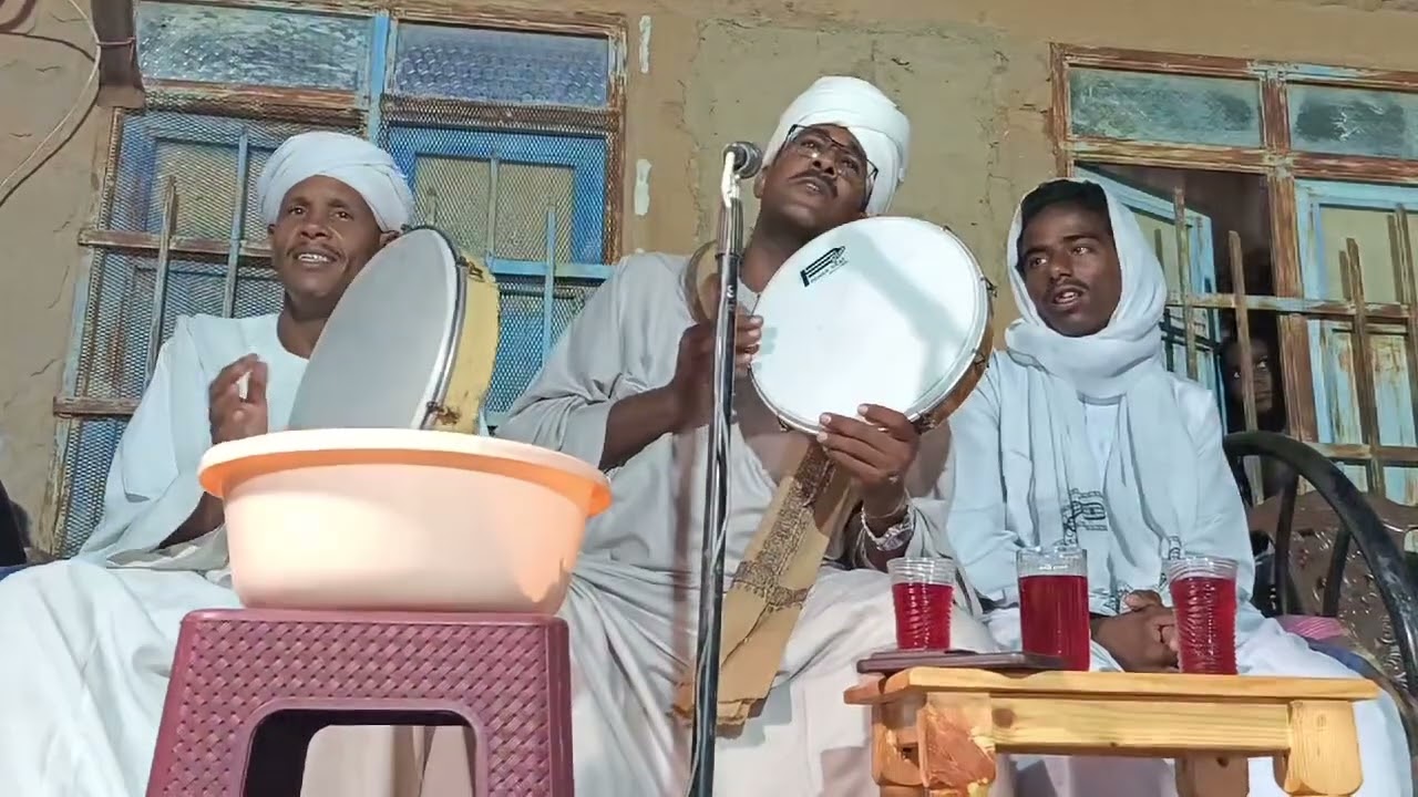 هيا نحدا الجمال ياناوي - المادح التاج الخليفة بانقا وابراهيم الفتيح ( ليالي قرية أبوفريوة )