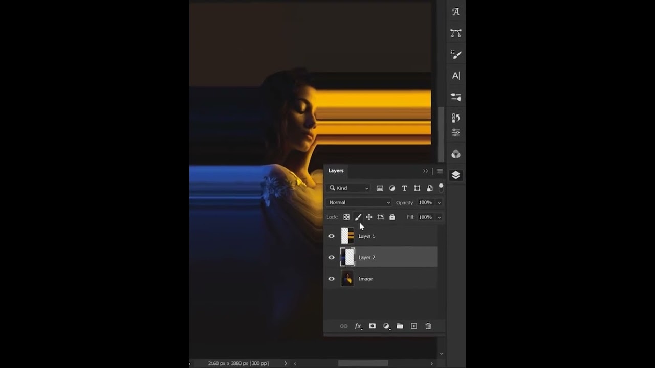 How to Make Pixel Stretching Effecting Photoshop | Photoshop Tutorial