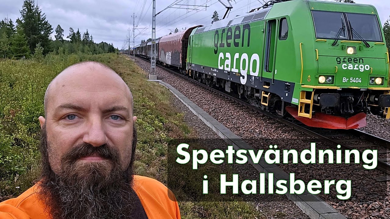 Spetsvändning i Hallsberg︱Livet som Lokförare