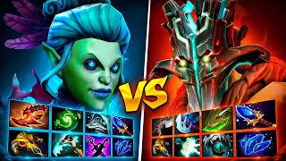 Лютая ЛЕЙТ заруба! ФУЛЛ слоты DEATH PROPHET vs JUGGERNAUT Dota 2