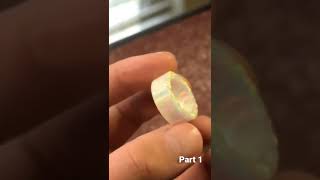 Making a solid bello opal ring pt. 1 #shorts #diy #jewellery
