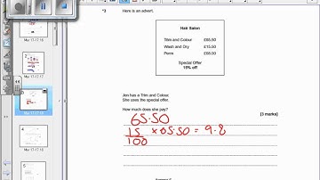 AQA Maths Higher Nov 2014 Calc Q3