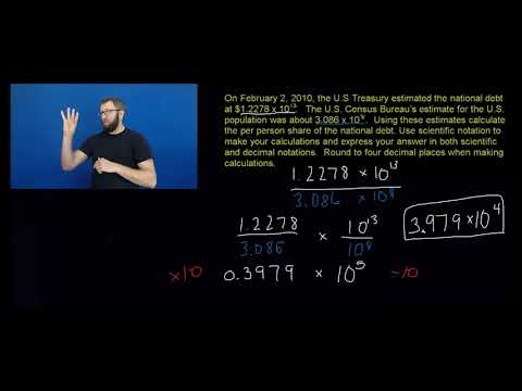Scientific Notation Word