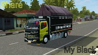 Share Mod Bussid Terbaru Mod Canter My Black rebecca Terpal Segitiga Bussid