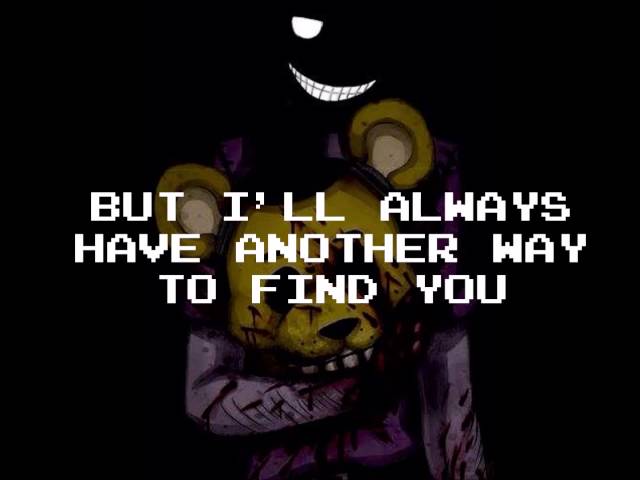 MandoPony - Purple (FNAF 3 Song) (Unofficial Lyric Video) 