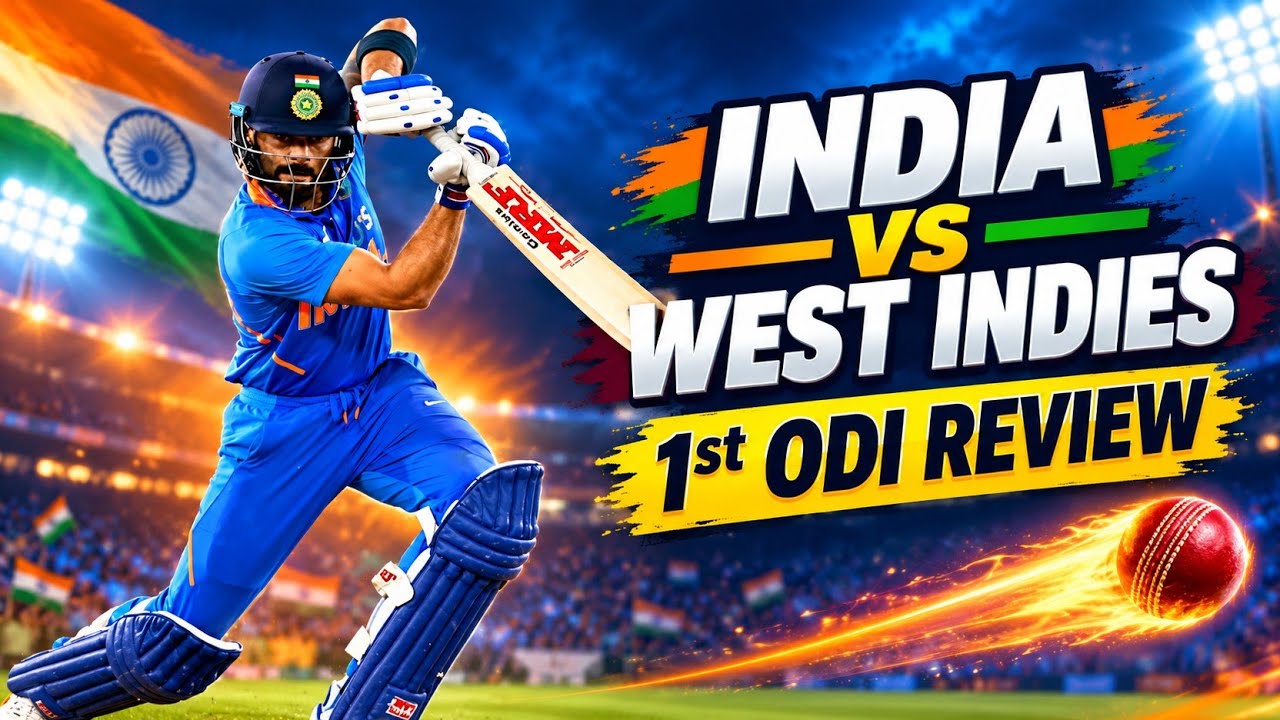 IND VS WI 1st ODI Review