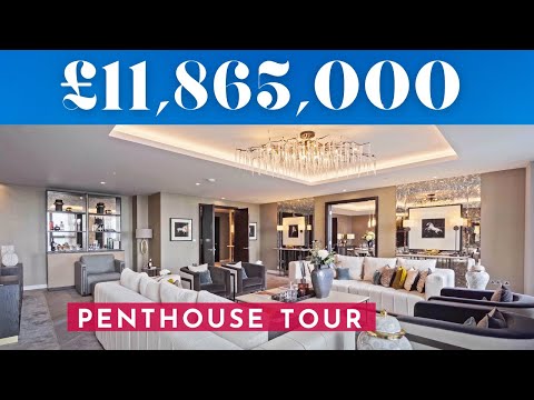 £11,865,000 Luxury Penthouse Tour | Inside An Insane Penthouse With Amazing Views Of London