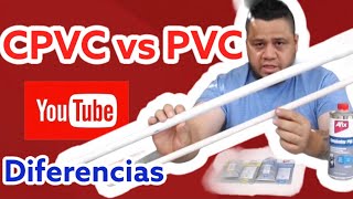 PVC y CPVC Hidráulico, Diferencias en su uso