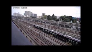 赤羽駅周辺鉄道ライブカメラ E655系なごみ通過 2017/10/01